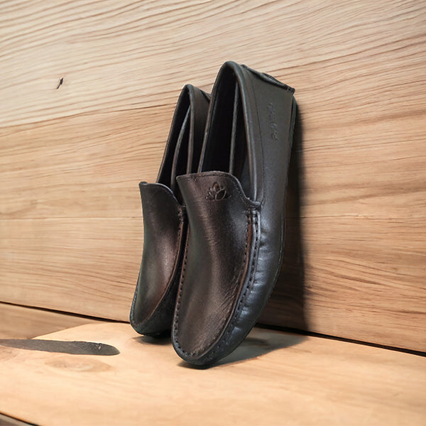 pure leather loafer for men