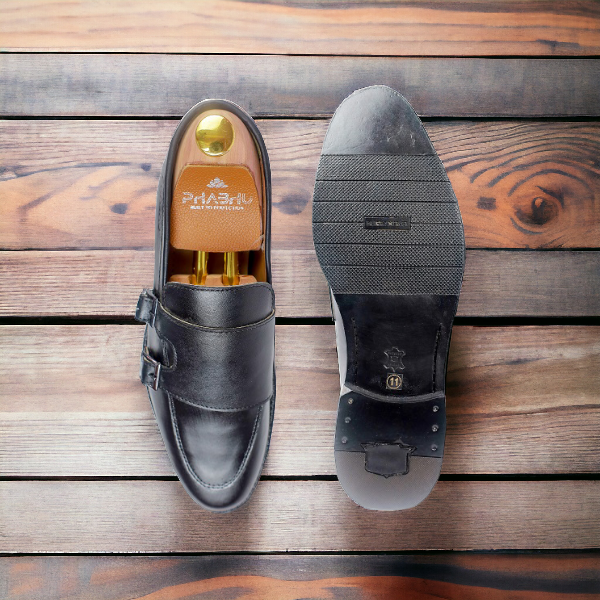 black italian leather shoes