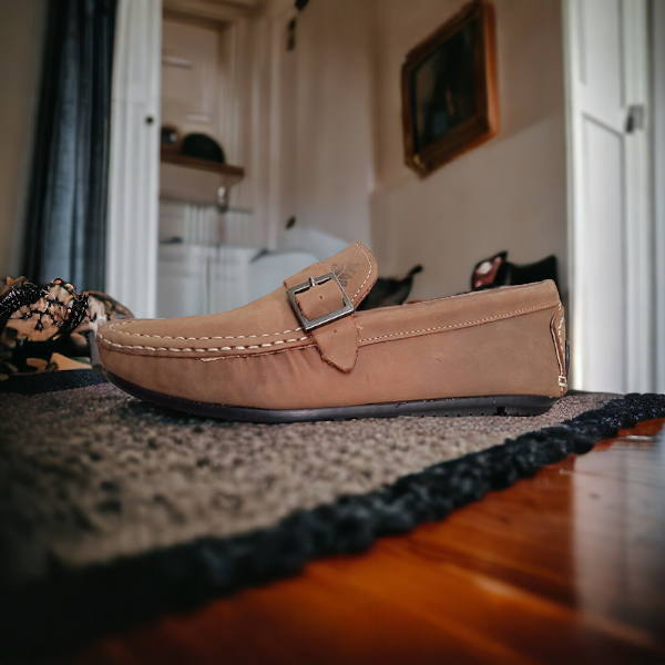 leather loafers