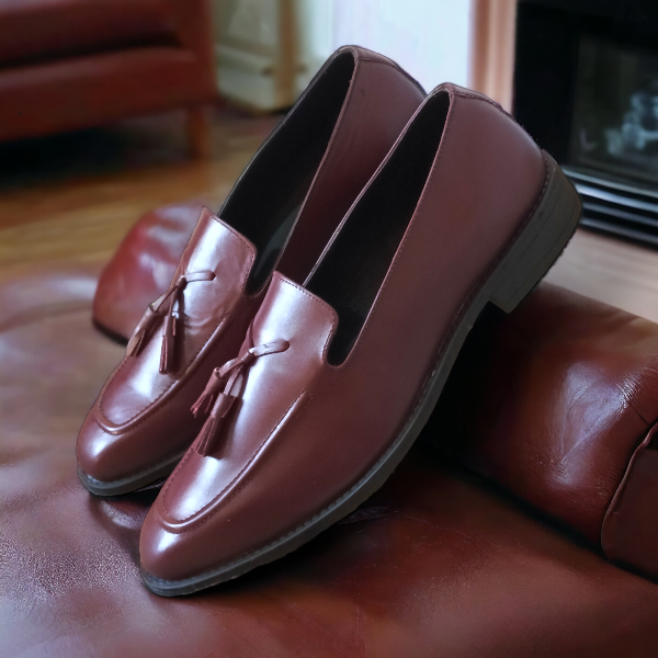 pure leather tassels for men