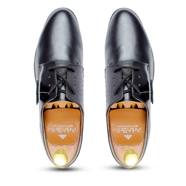 Jaxson Italian Leather Derby Shoes Men