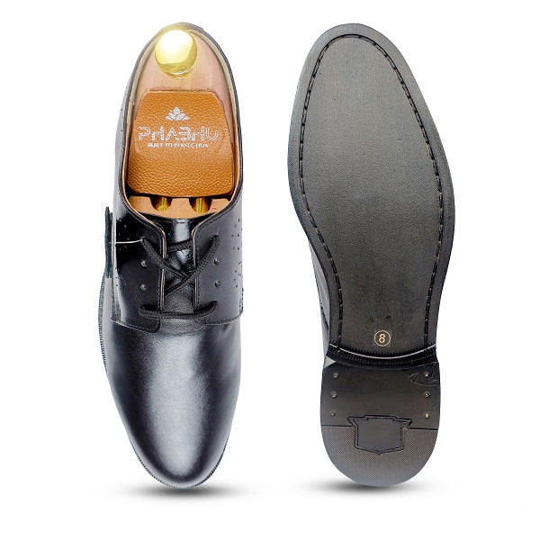 Jaxson Italian Leather Derby Shoes Men