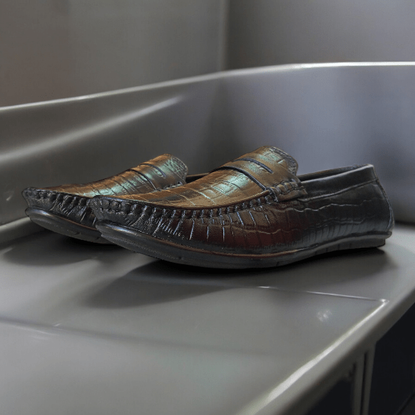 genuine leather moccasins loafer