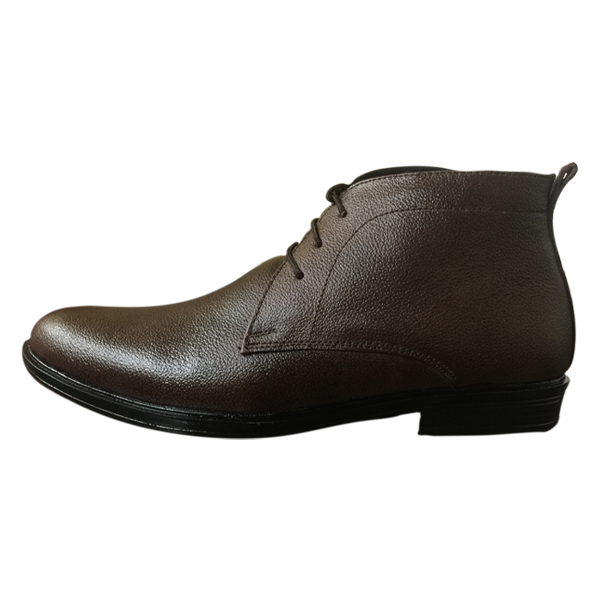 brown leather chukka boot for men