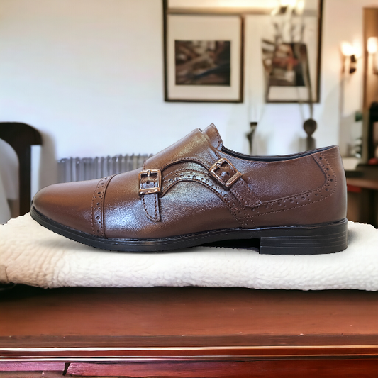 brown monk shoes 