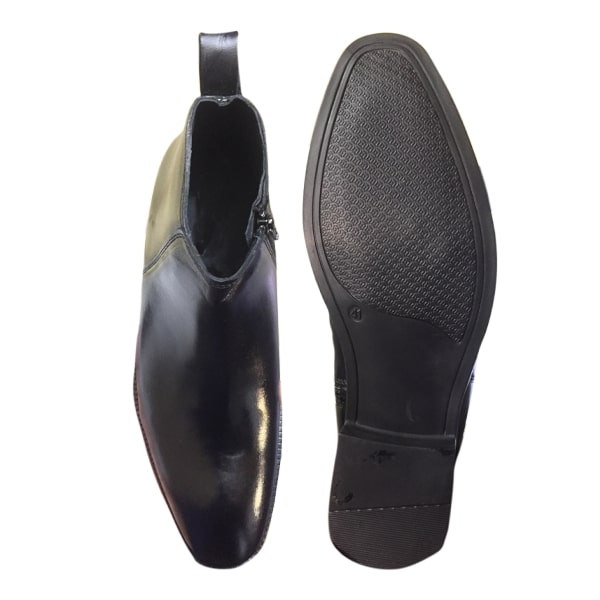 phabhu genuine leather zipper boot