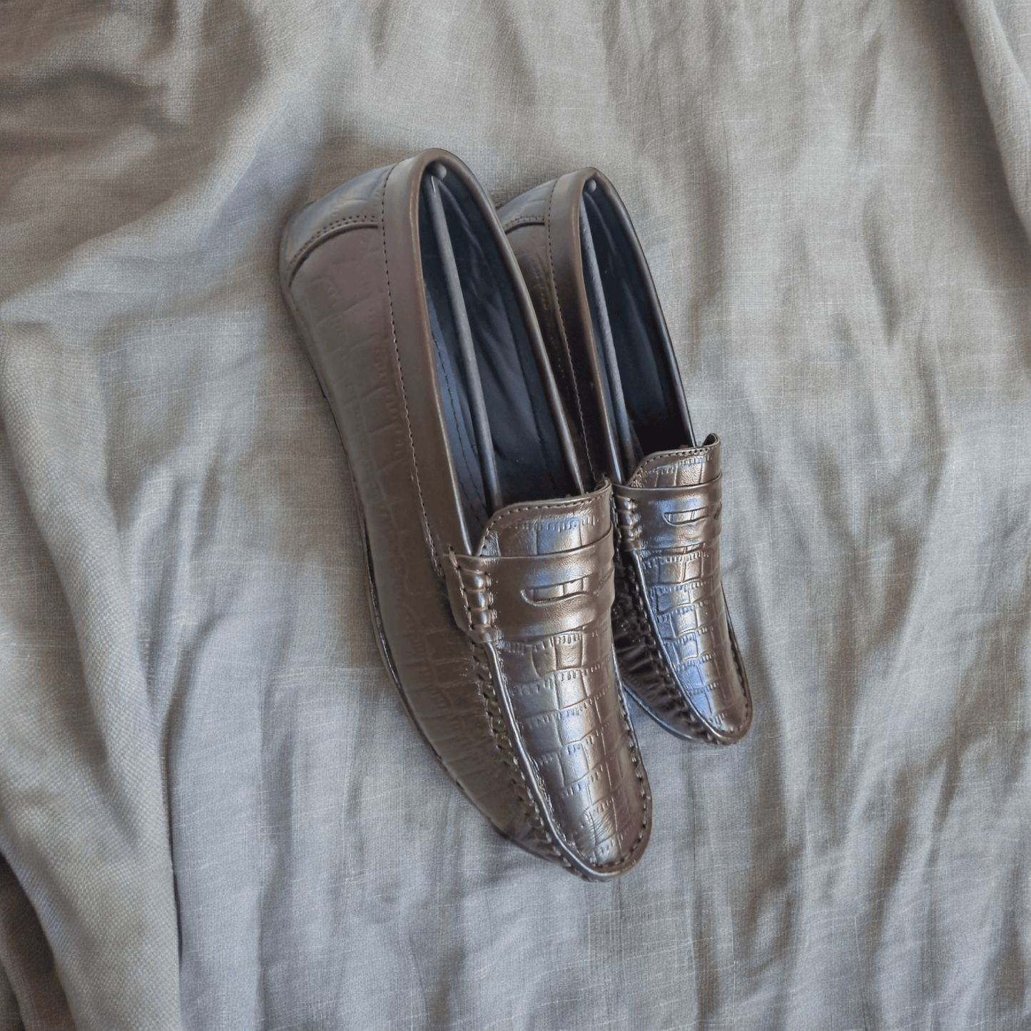 genuine leather moccasins for men