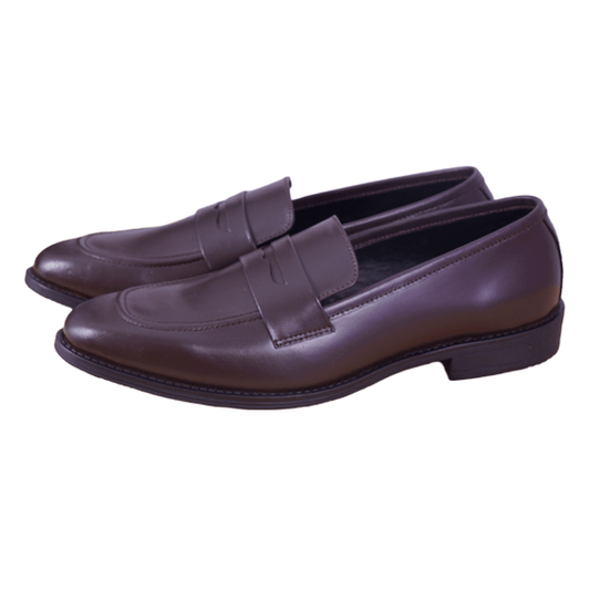 PhaBhu Genuine Leather Penny Slip on Loafers for Men