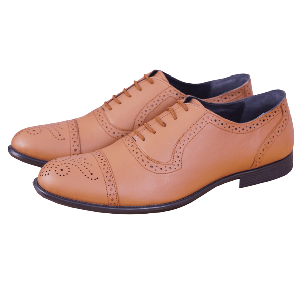 PhaBhu Italian Cut  Leather Brogues Shoes for Men's