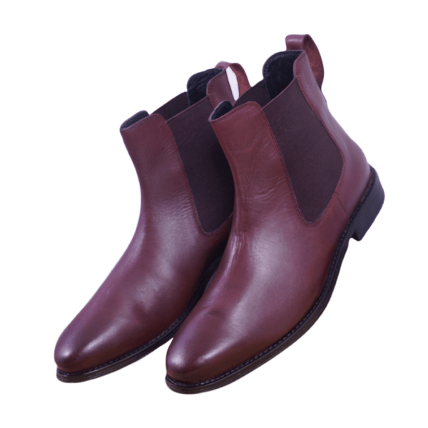 PhaBhu Real Leather Chelsea Boot for Men