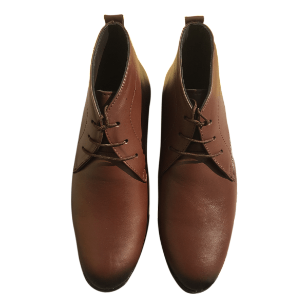 PhaBhu Real Leather Brown Chukka Boot