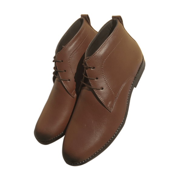 PhaBhu Real Leather Brown Chukka Boot