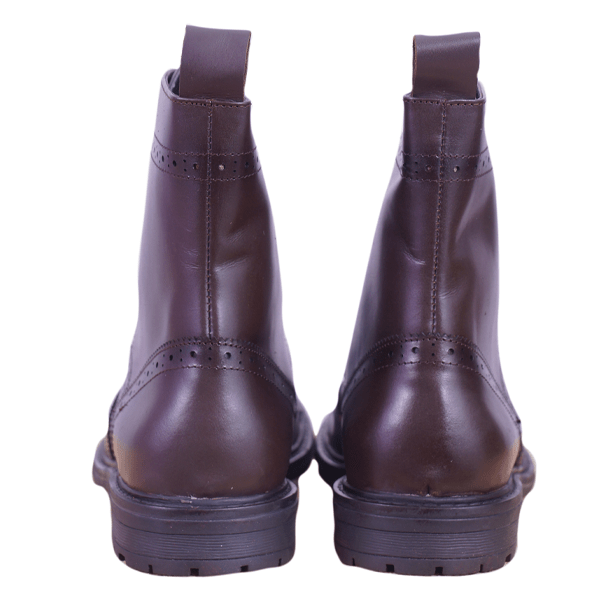 Genuine Leather High Ankle Boots for Men's