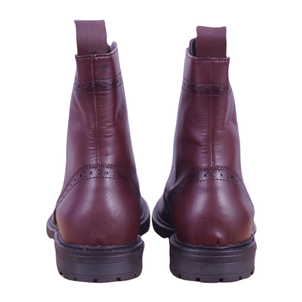 PhaBhu Leather High Neck Leather Boots for Men