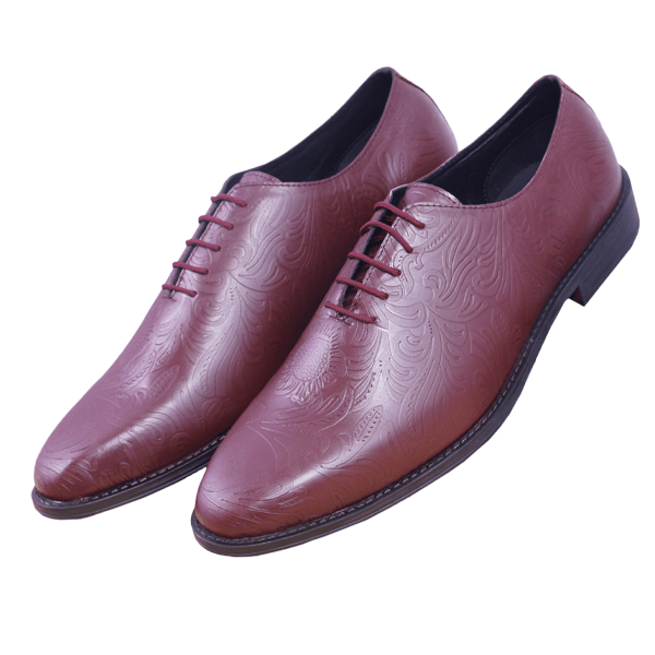 PhaBhu Genuine Leather Whole Cut Oxford Shoes Men 