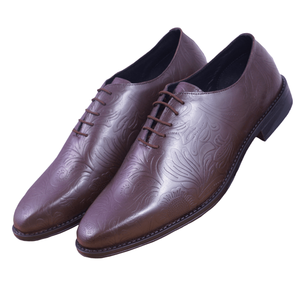 PhaBhu Genuine Leather Whole Cut Oxford Shoes Men 